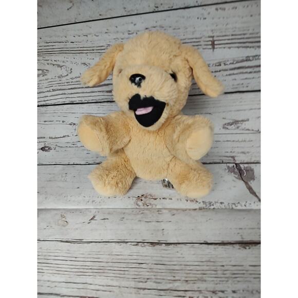 The Bear Factory Brown Tan Dog Plush Stuffed Puppy 10 inch 2001 - Picture 1 of 5